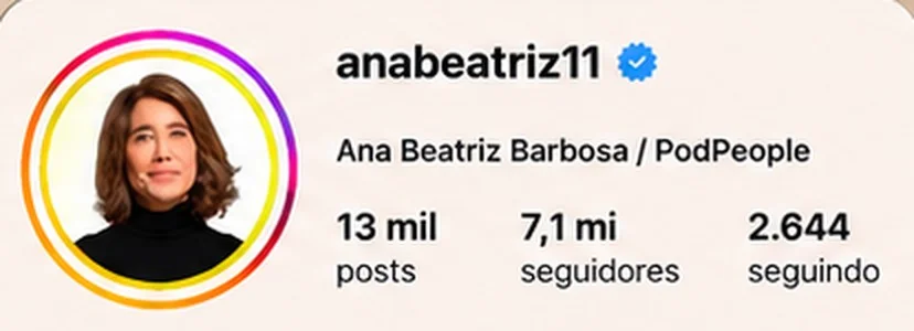 Print do perfil de Ana Beatriz, que produziu conteúdo sobre o caso de Jéssica